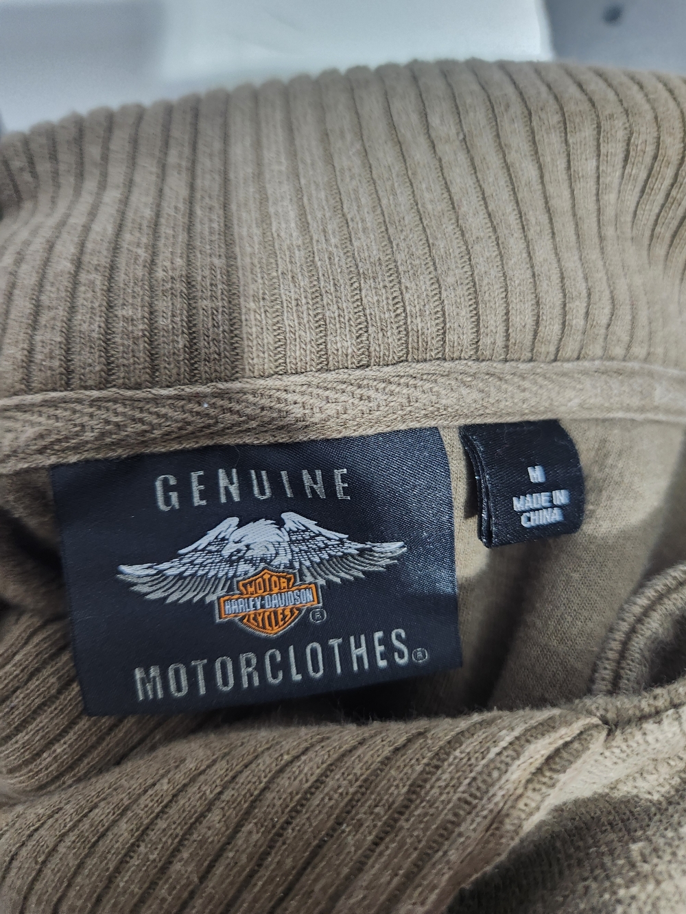 Harley-Davidson Olive Double-Breasted Pea Coat - Picture 5 of 5